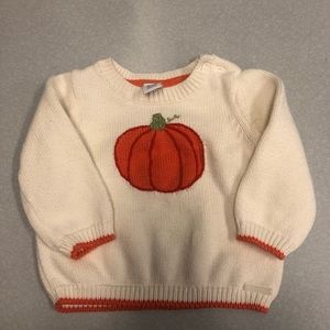Janie & Jack Pumpkin Sweater 3-6 months